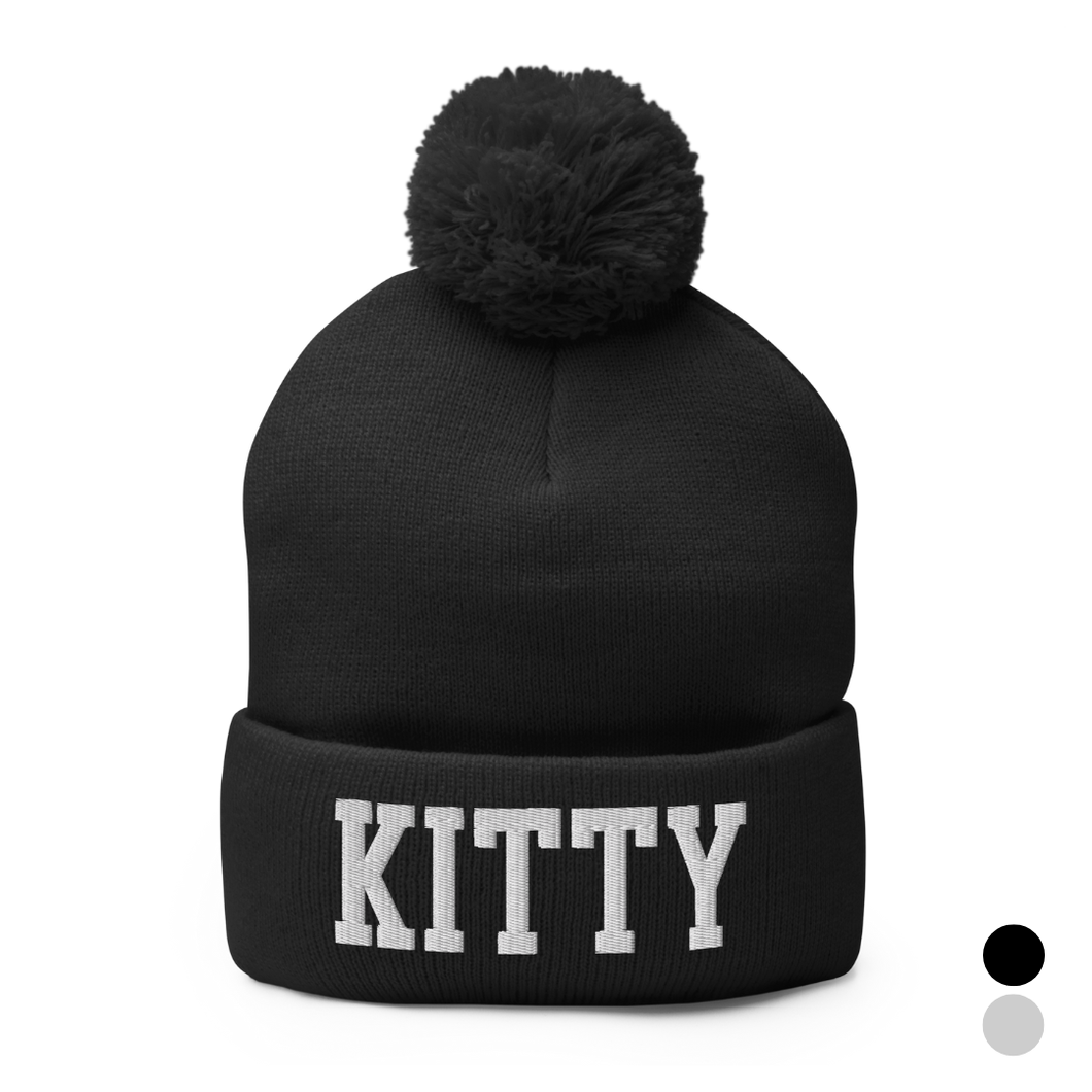 Kitty | Pom Pom Beanie